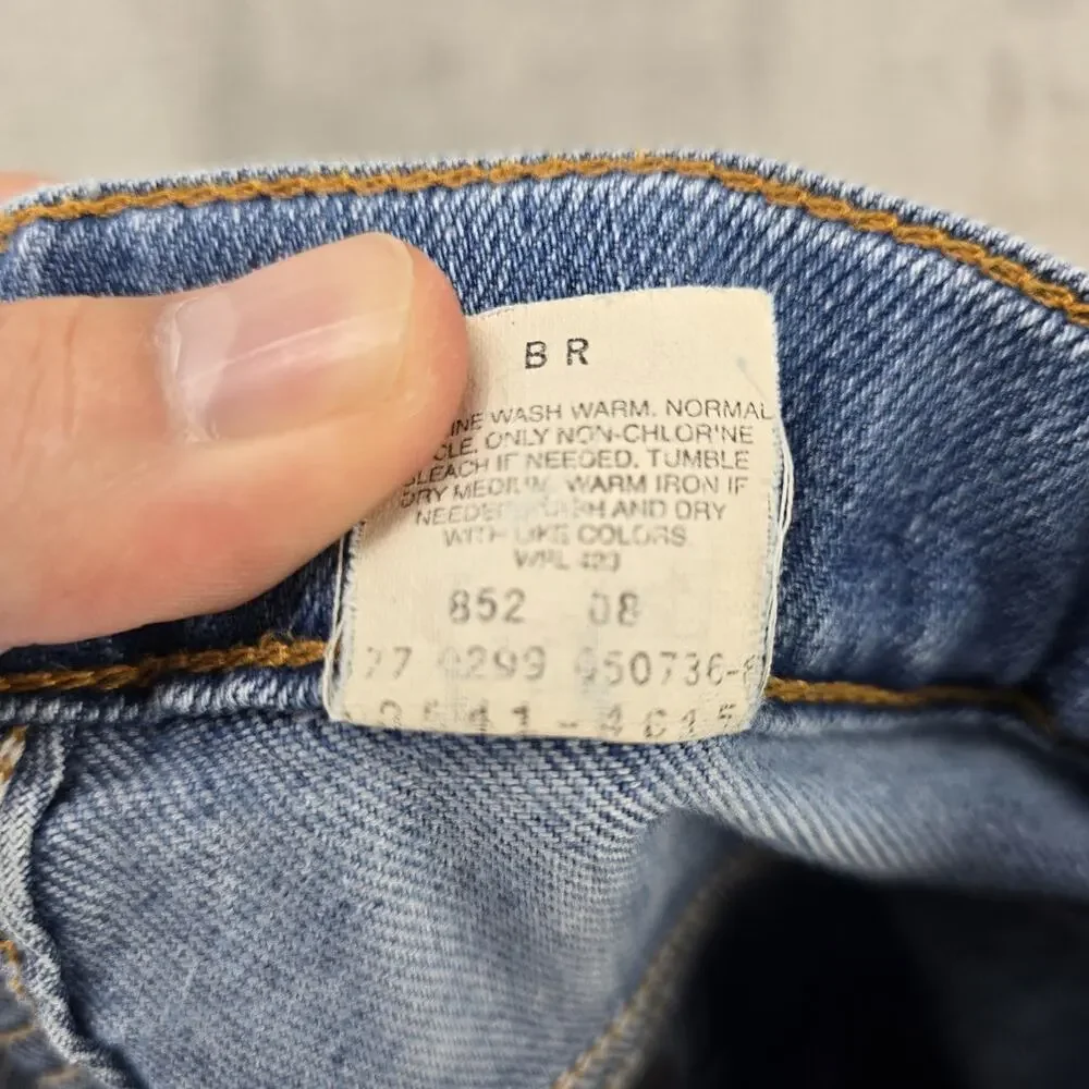 Vtg Levi's 541 Jeans Mens 38x29 (Fits 36x29) Blue Brown Tab Denim Relaxed 90s